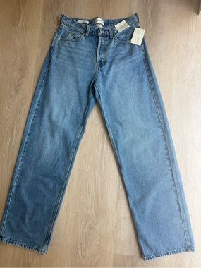 Universal Thread Women's Flare Jeans in Light Blue Denim with Heart back pockets